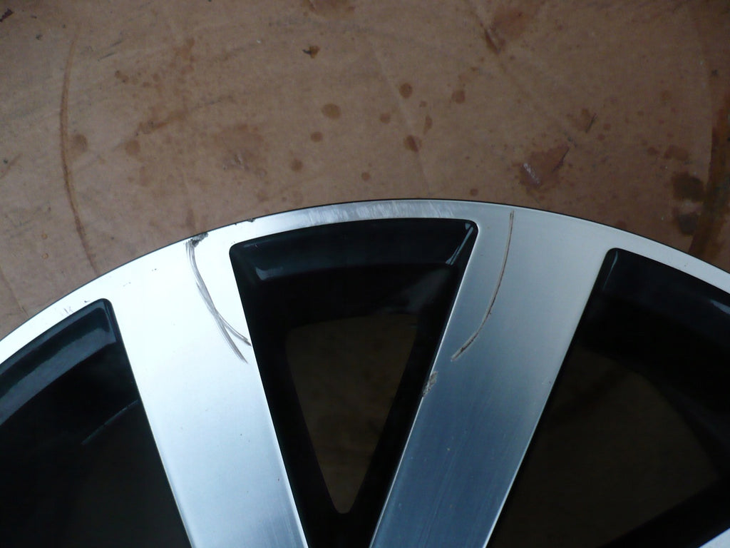 1x Alufelge 18 Zoll 7.5" 5x112 35ET Glanz Schwarz 7N0601025 VW Sharan Rim Wheel