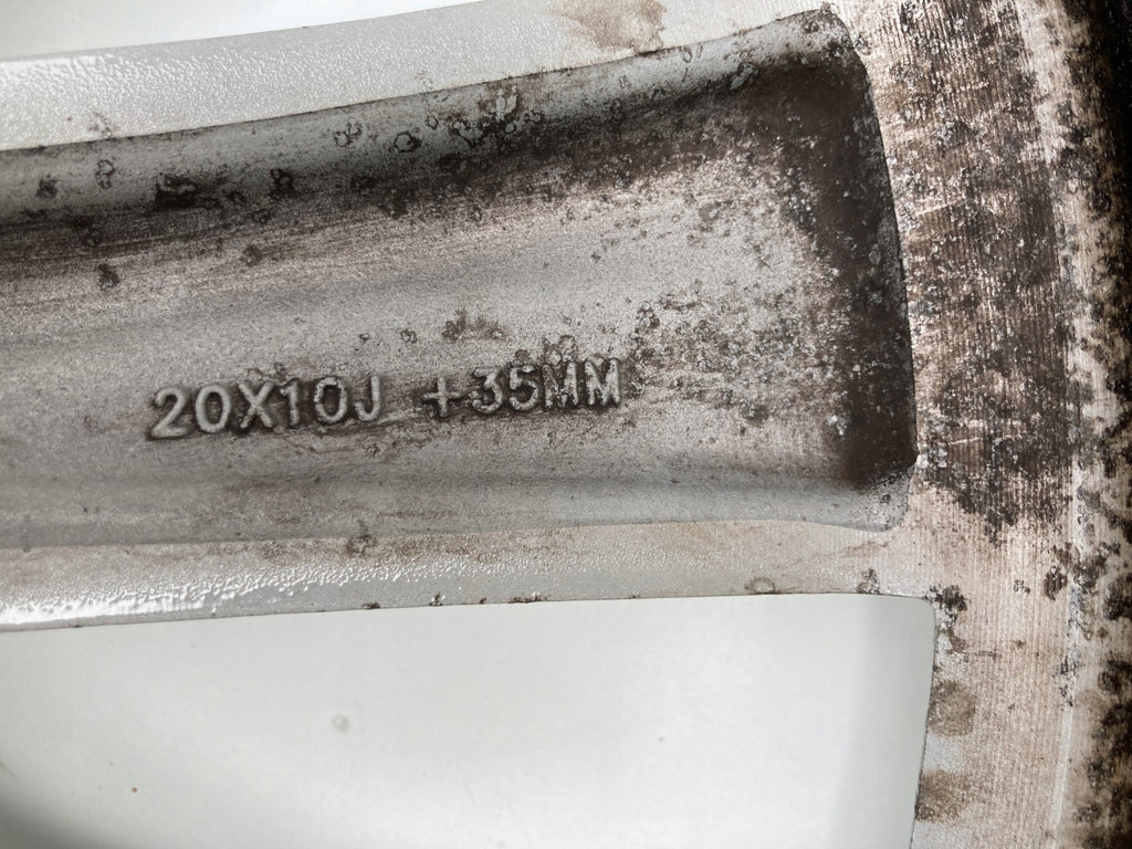 1x Alufelge 20 Zoll 10.0" 5x120 35ET Glanz Silber 1027225-00-A Tesla X Rim Wheel FEL9298271391de