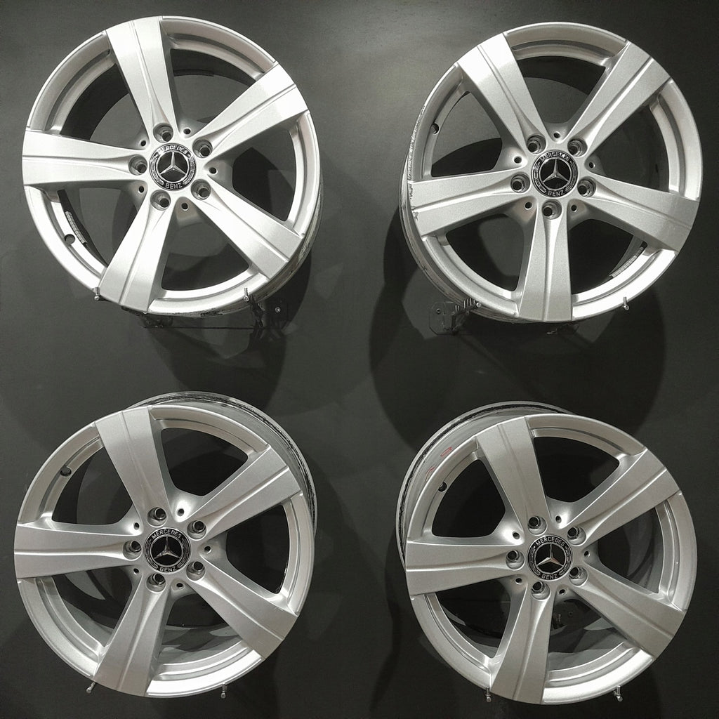 4x Alufelge 17 Zoll 7.0" 5x112 44 5ET Silber A2064014500 Mercedes-Benz W206 FEL3857976642fh