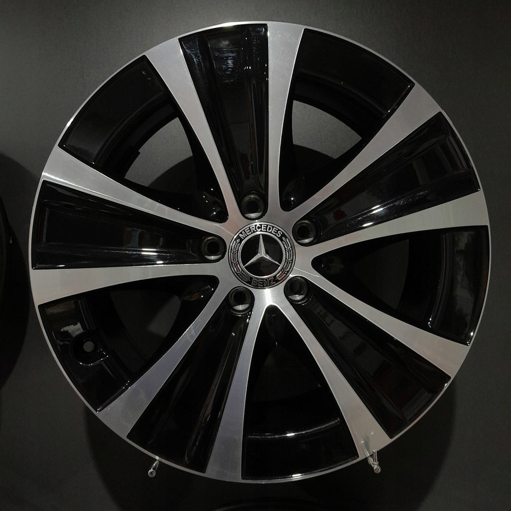 4x Alufelge 18 Zoll 8.0" 5x112 43ET Glanz Schwarz A2134013700 Mercedes-Benz W213 FEL8239619414iq