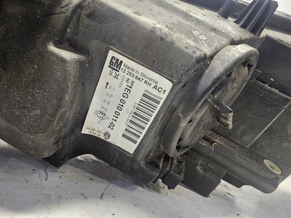 Frontscheinwerfer Opel Astra J 13253647 Rechts Scheinwerfer Headlight