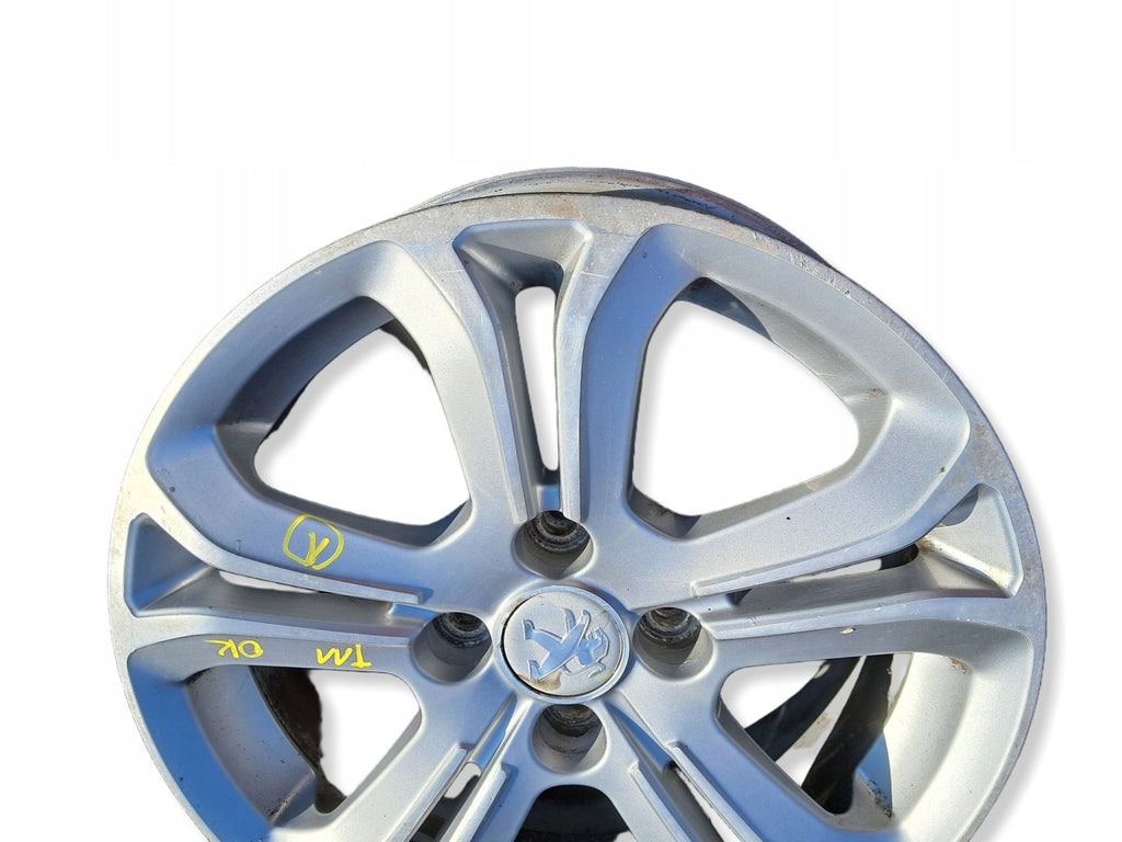 1x Alufelge 16 Zoll 6.0" 4x108 23ET Glanz Graphit 9673773677 Peugeot 208 FEL7191787012uu