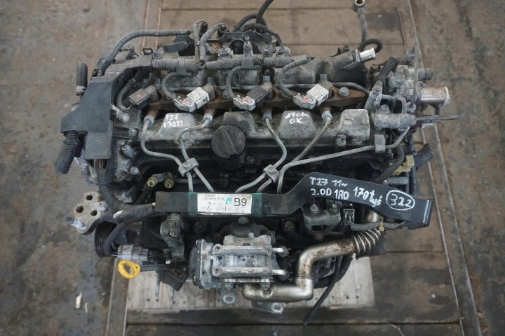 Motor Toyota Avensis 1AD-FTV 2.0 170TKm 2011 Diesel Engine Unkomplett MOT1130476201jt