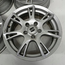 Load image into Gallery viewer, 4x Alufelge 16 Zoll 6.5" 5x112 33ET Glanz Silber Seat Alhambra Rim Wheel FEL7796622036do