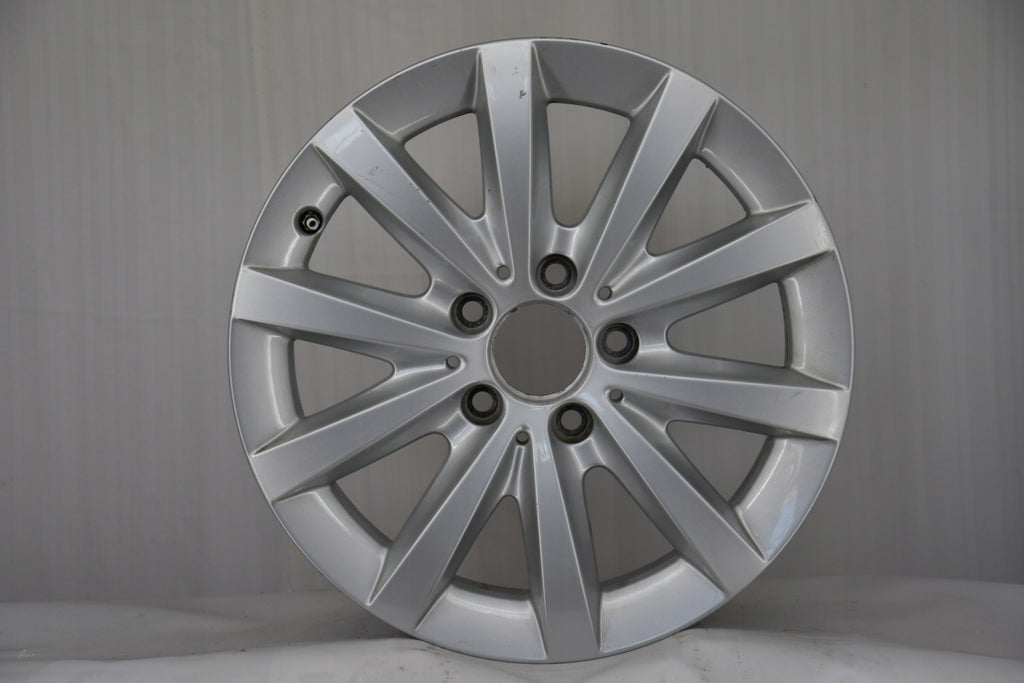 1x Alufelge 16 Zoll 6.5" 5x112 49ET Glanz Silber A2464010500 Mercedes-Benz FEL8046416235ng