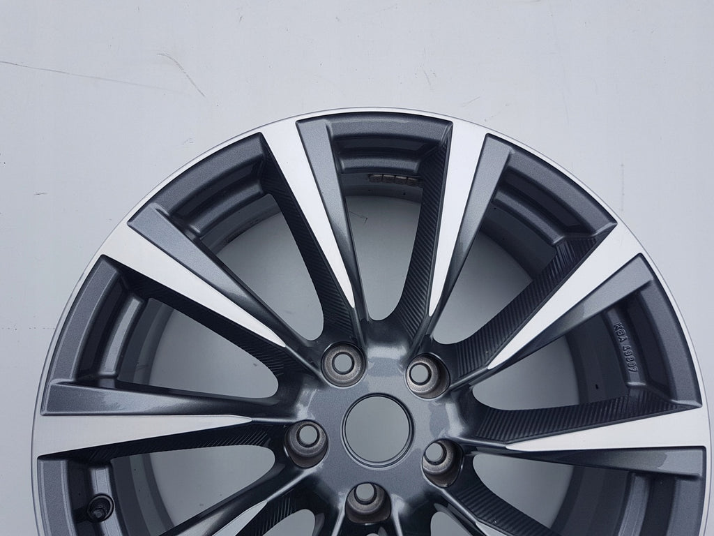 1x Alufelge 19 Zoll 7.0" 5x114.3 40ET Matt KE409-4E400 Nissan X-Trail Qashqai