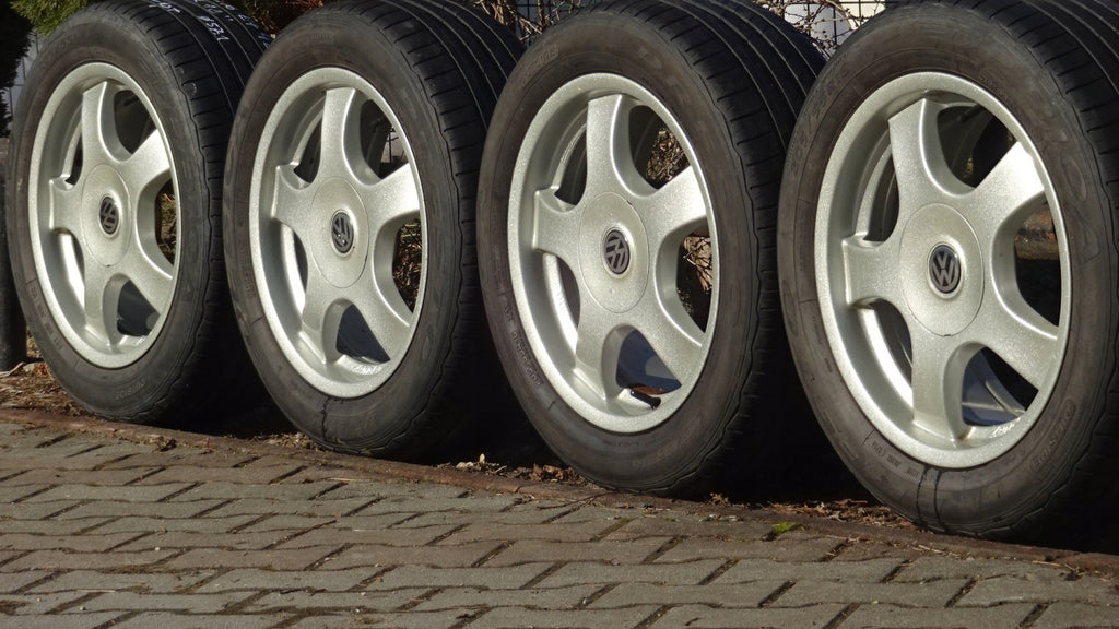4x Alufelge 16 Zoll 7.0" 5x112 42ET Silber VW Caddy V Golf VII IV Sharan FEL4714552131rc