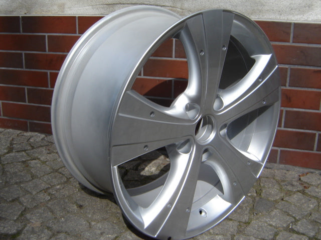 1x Alufelge 19 Zoll 9.0" 5x130 60ET Glanz Silber 7L9601025B Audi Q7 Touareg FEL7093411860qp