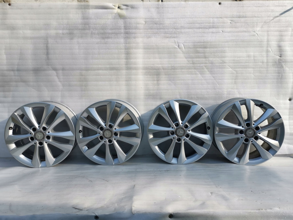 4x Alufelge 17 Zoll 7.0" 5x112 48 5ET Silber A2054018000 Mercedes-Benz W205 FEL2793910542py