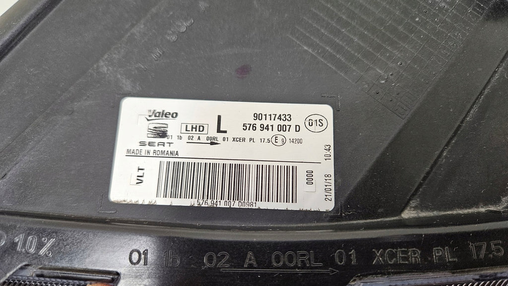 Frontscheinwerfer Seat Ateca 576941007D Full LED Links Scheinwerfer Headlight