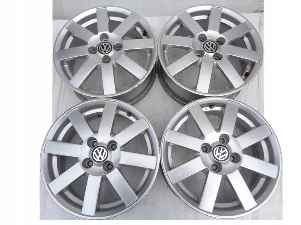 4x Alufelge 15 Zoll 6.0" 4x100 45ET 6N0601025H VW Golf Iii Rim Wheel FEL2570239981xz