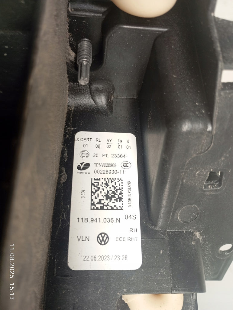 Frontscheinwerfer VW 11B941036N LED Rechts Scheinwerfer Headlight SCH4792693586ke