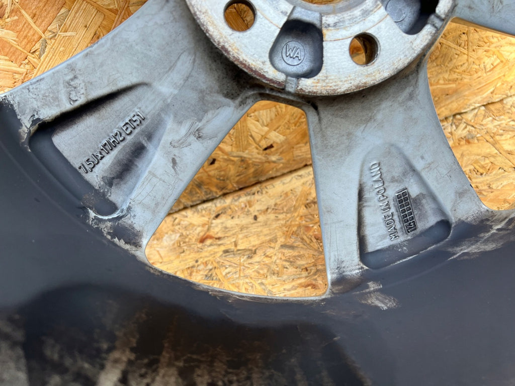 1x Alufelge 17 Zoll 7.5" 5x112 51ET Silber 8V0601025BK Audi A3 Rim Wheel FEL8392920382gh