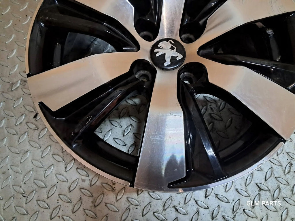 1x Alufelge 16 Zoll 6.5" 4x108 20ET 9678398177 Peugeot 2008 I Rim Wheel
