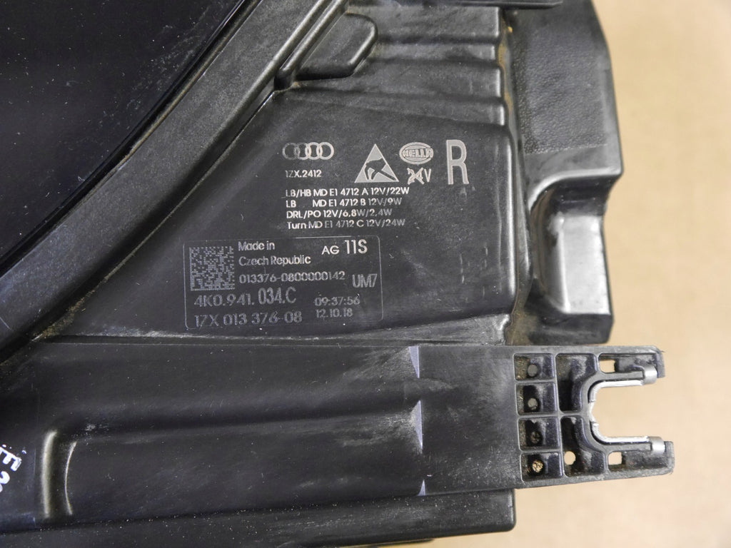 Frontscheinwerfer Audi A6 C8 4K0941034C LED Rechts Scheinwerfer Headlight SCH9799699342ds