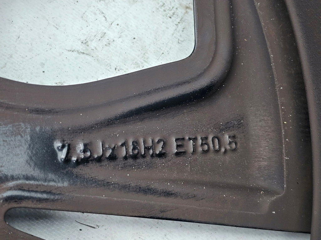 1x Alufelge 18 Zoll 7.5" 5x108 50 5ET Glanz Schwarz 32209452 Volvo Xc60 Ii FEL5124335231us