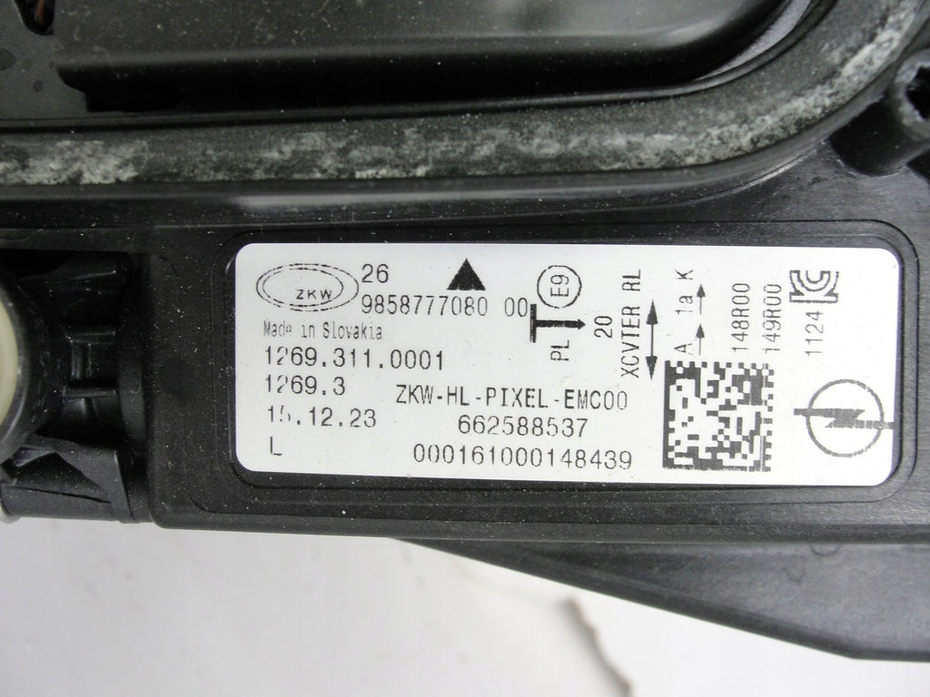 Frontscheinwerfer Opel Astra L 9858777080 Full LED Links Scheinwerfer Headlight SCH1341670473kp