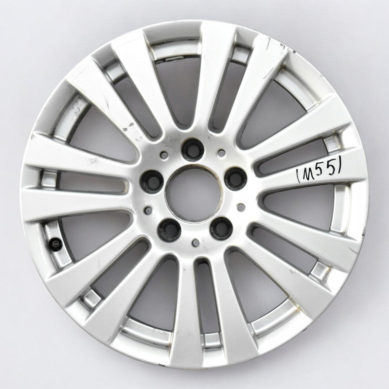 1x Alufelge 16 Zoll 7.0" 5x112 43ET Glanz Silber A2044017102 Mercedes-Benz W204