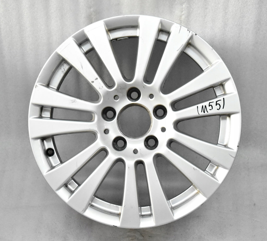 1x Alufelge 16 Zoll 7.0" 5x112 43ET Glanz Silber A2044017102 Mercedes-Benz W204