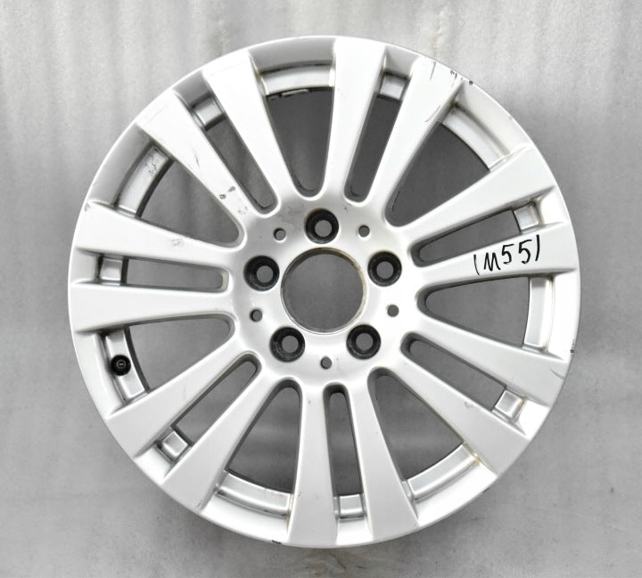 1x Alufelge 16 Zoll 7.0" 5x112 43ET Glanz Silber A2044017102 Mercedes-Benz W204 FEL6000597057yo
