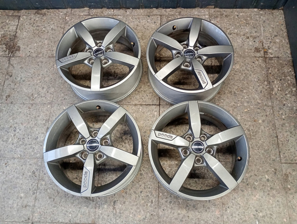 4x Alufelge 16 Zoll 6.5" 5x112 KBA50939 Rim Wheel FEL9460508205ni