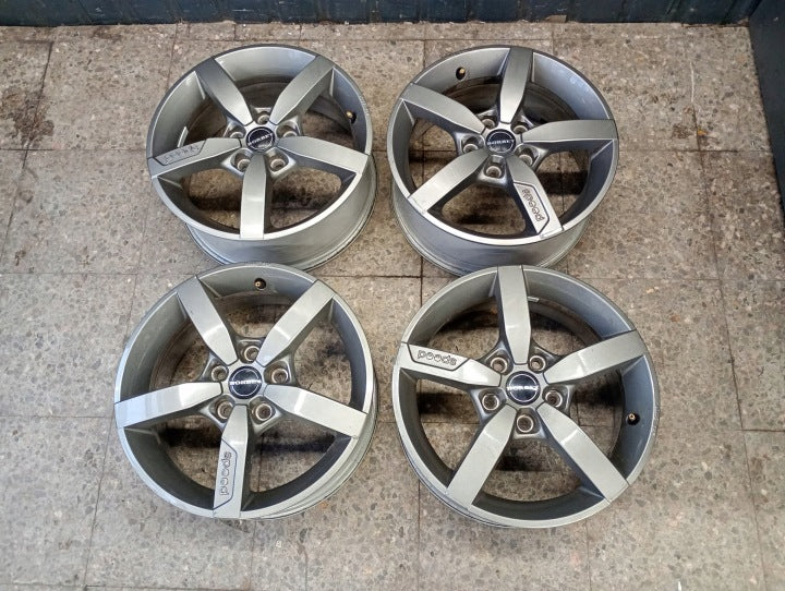 4x Alufelge 16 Zoll 6.5" 5x112 KBA50939 Rim Wheel FEL9460508205ni