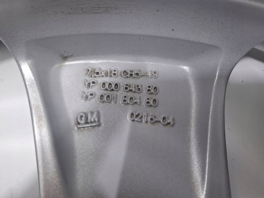 1x Alufelge 18 Zoll 7.5" 5x108 YP0006438 YP00180480 Opel Grandland X Rim Wheel