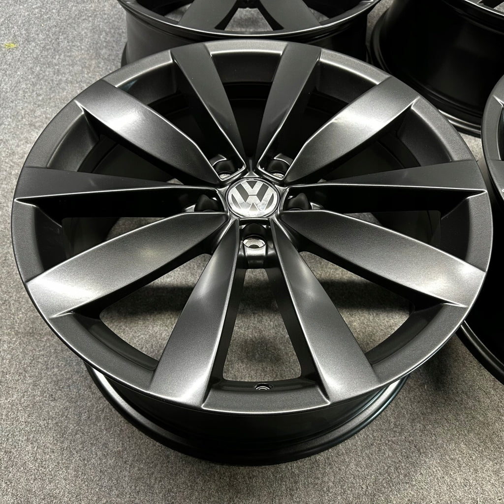 4x Alufelge 19 Zoll 8.0" 5x112 41ET Glanz Silber 1K8601025C VW Scirocco Passat FEL5277274442tt
