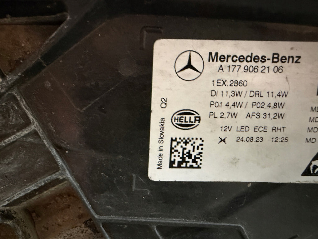Frontscheinwerfer Mercedes-Benz A1779062106 Full LED Links Headlight SCH2843831197wp