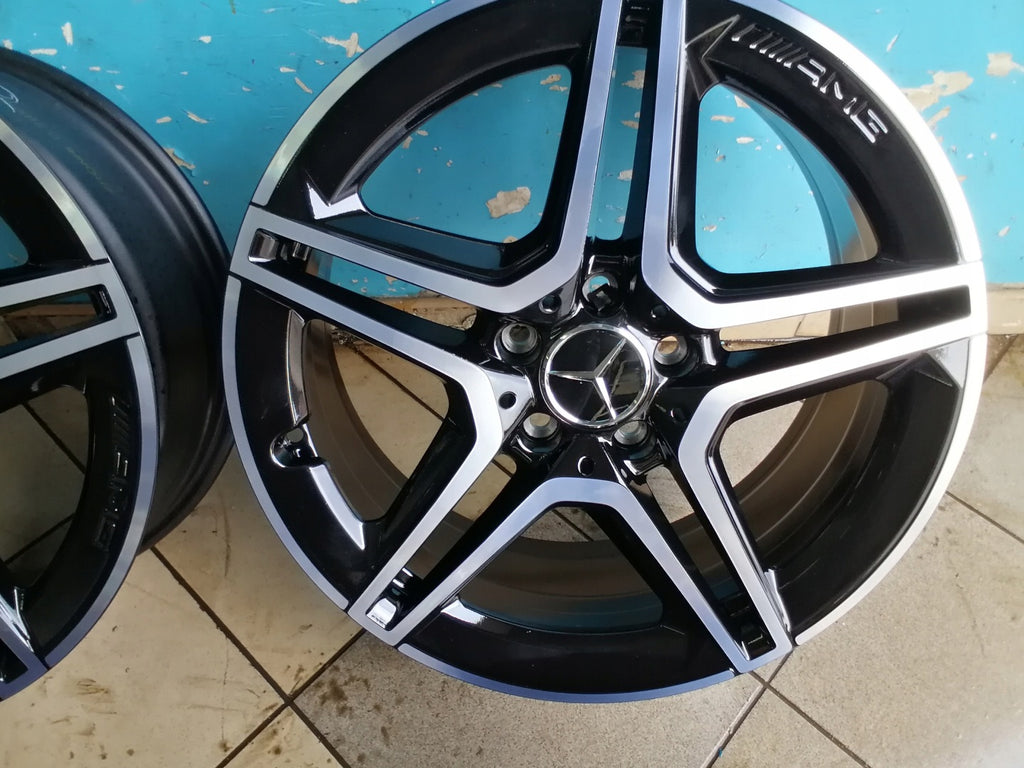 4x Alufelge 18 Zoll 7.5" 5x112 49ET Glanz Graphit A1774011500 Mercedes-Benz Mg FEL3249021467hp