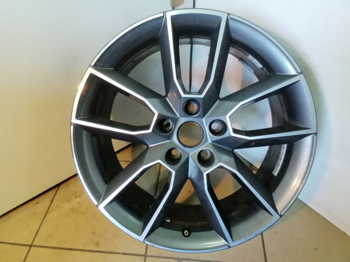1x Alufelge 18 Zoll 7.5" 5x112 51ET Glanz Silber 5E0601025 Skoda I Rim Wheel FEL3249042754ys