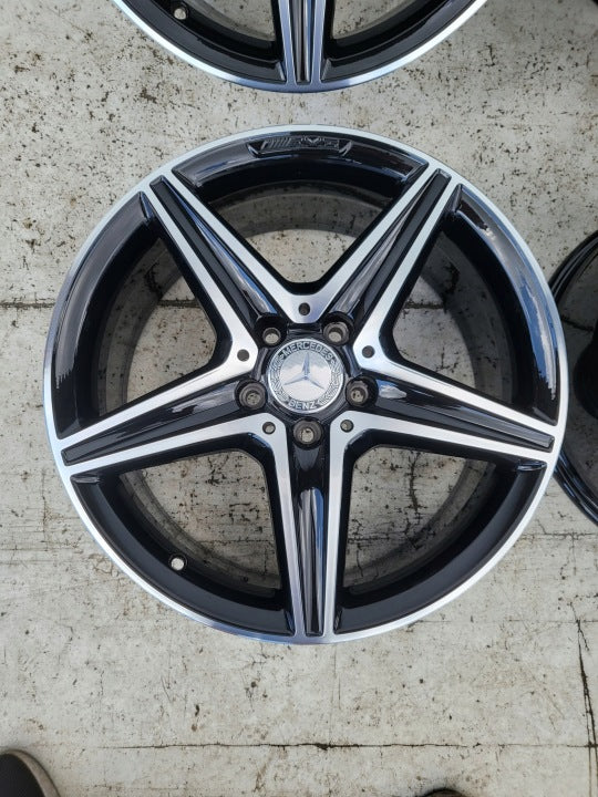 4x Alufelge 18 Zoll 8.0" 5x112 A2134011800 Mercedes-Benz W213 Rim Wheel FEL3512108641yn
