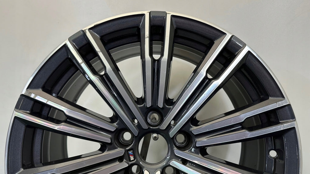 1x Alufelge 18 Zoll 7.5" 5x112 25ET Glanz Graphit 8089890 BMW 1 Mg Rim Wheel FEL8307912641ko