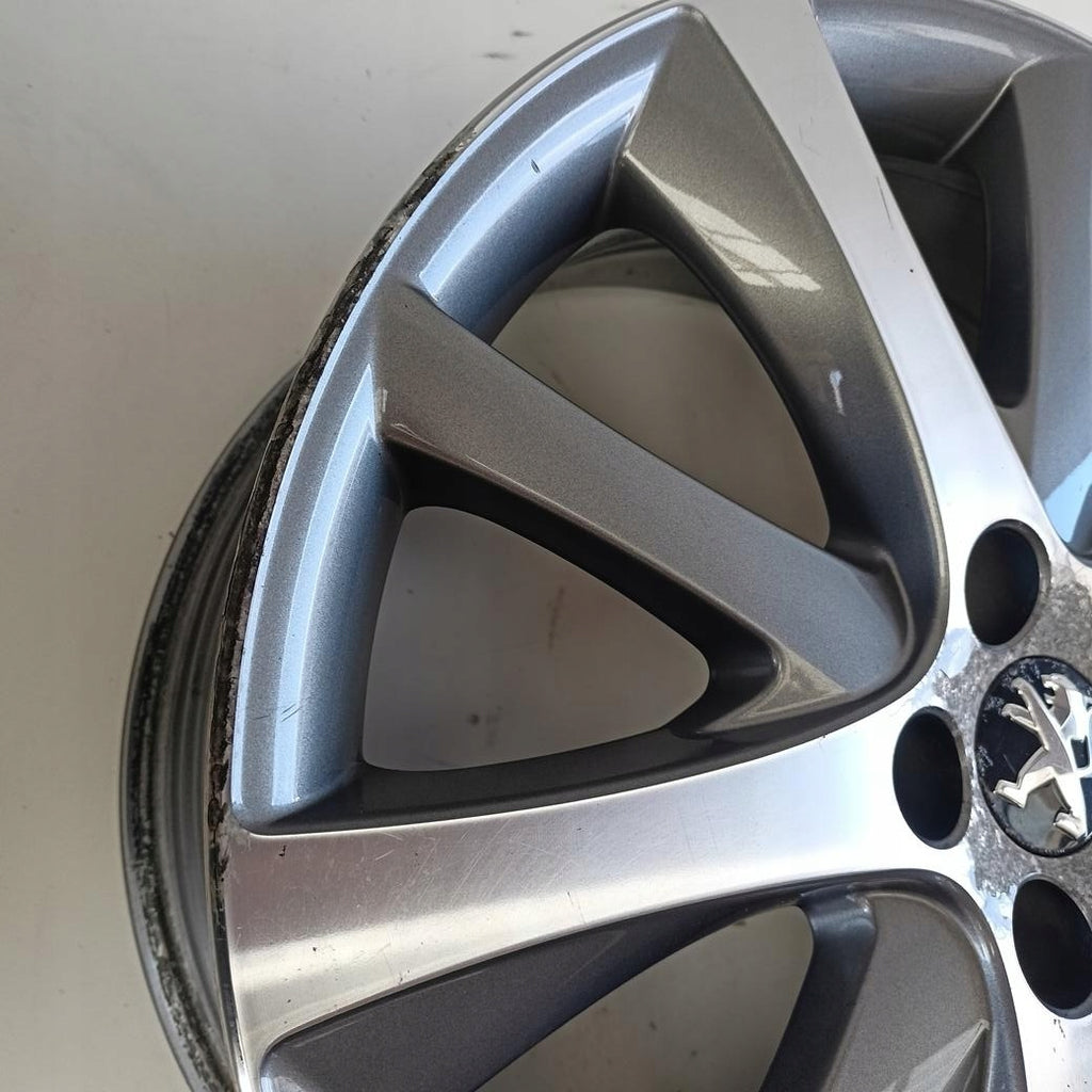 1x Alufelge 18 Zoll 7.5" 5x108 49ET Glanz Grau 9671402380 Peugeot 508 Rim Wheel FEL7887370692nl