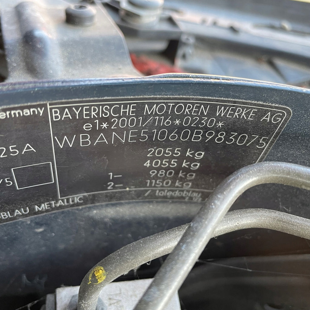 Motor BMW N52B25A N52B25AF 2.5 187168TKm Benzin Engine Komplett