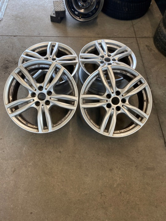 4x Alufelge 18 Zoll 7.0" 5x112 Silber KBA52232 Rim Wheel FEL9606597301lb
