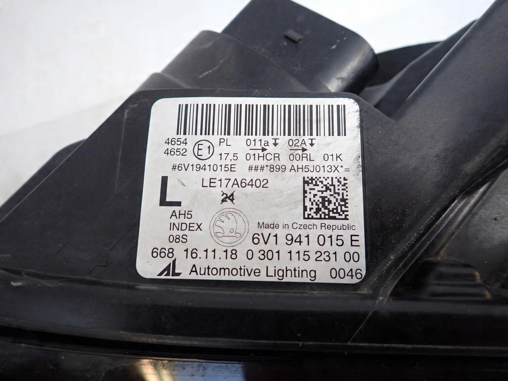 Frontscheinwerfer Skoda Fabia III 6V1941015E Full LED Links Headlight