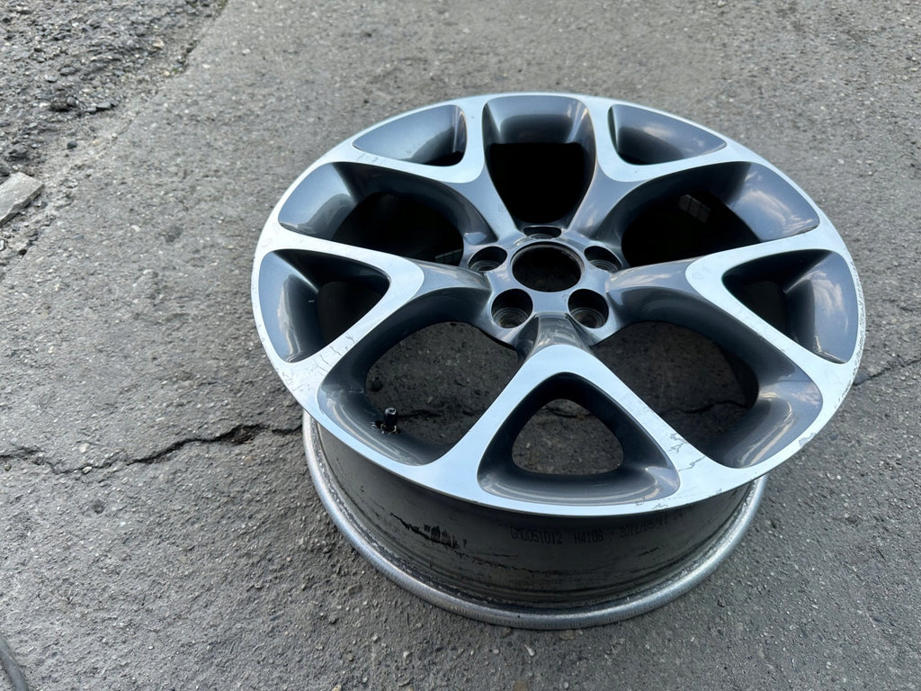 1x Alufelge 18 Zoll 7.5" 5x110 47ET Glanz Schwarz 13338853 Opel Rim Wheel FEL8803993843hr