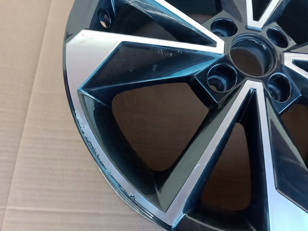 1x Alufelge 16 Zoll 6.0" 4x100 43ET Glanz Silber 1ST601025 Skoda Citigo