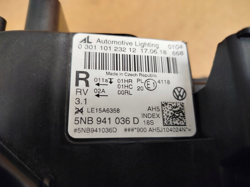 Frontscheinwerfer VW Tiguan 5NB941036D LED Rechts Scheinwerfer Headlight SCH8129033927az