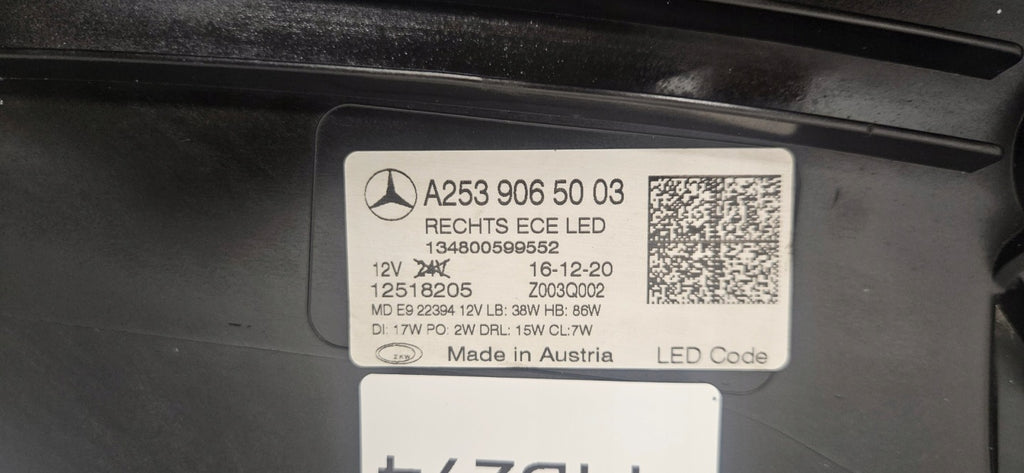 Frontscheinwerfer Mercedes-Benz Glc A2539065003 LED Rechts Headlight SCH2479751923sk