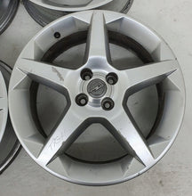 Laden Sie das Bild in den Galerie-Viewer, 4x Alufelge 17 Zoll 6.5" 4x100 41ET Glanz Silber 13189913 Opel Tigra Rim Wheel FEL9253973548eu