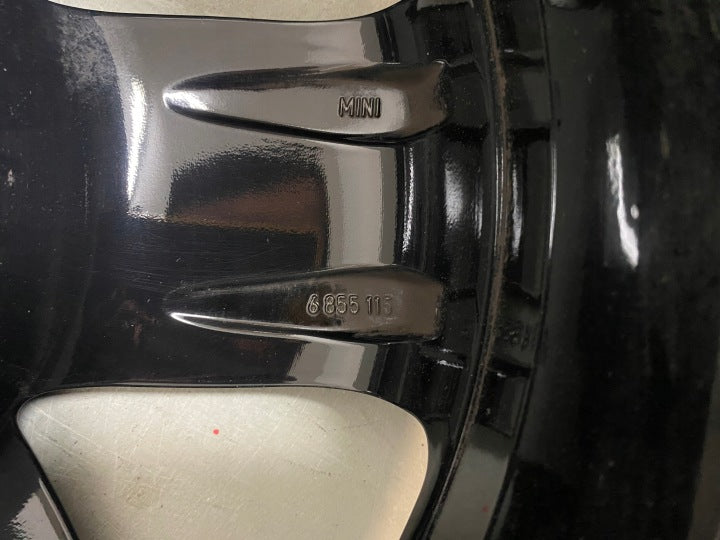 1x Alufelge 18 Zoll 7.0" 5x112 54ET Glanz Schwarz 6855115 Mini F56 F55 Rim Wheel FEL4657959781js