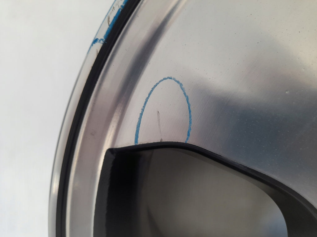 4x Alufelge 15 Zoll 6.0" 5x110 49ET Glanz Schwarz 60505 Opel Rim Wheel