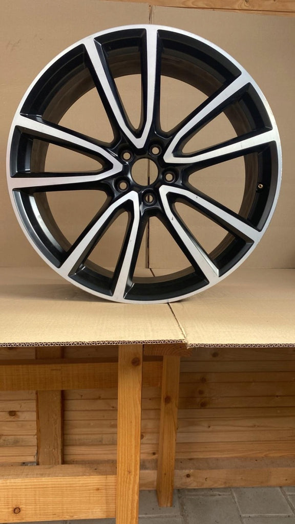 1x Alufelge 21 Zoll 8.5" 5x112 34ET Glanz Schwarz 80A601025BG Audi Q5 Rim Wheel FEL3022353536ur