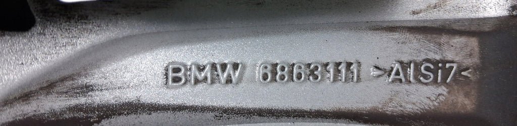 1x Alufelge 20 Zoll 10.0" 5x112 41ET Glanz Grau 6863111 BMW G32 G11 G12 FEL6308671020aa