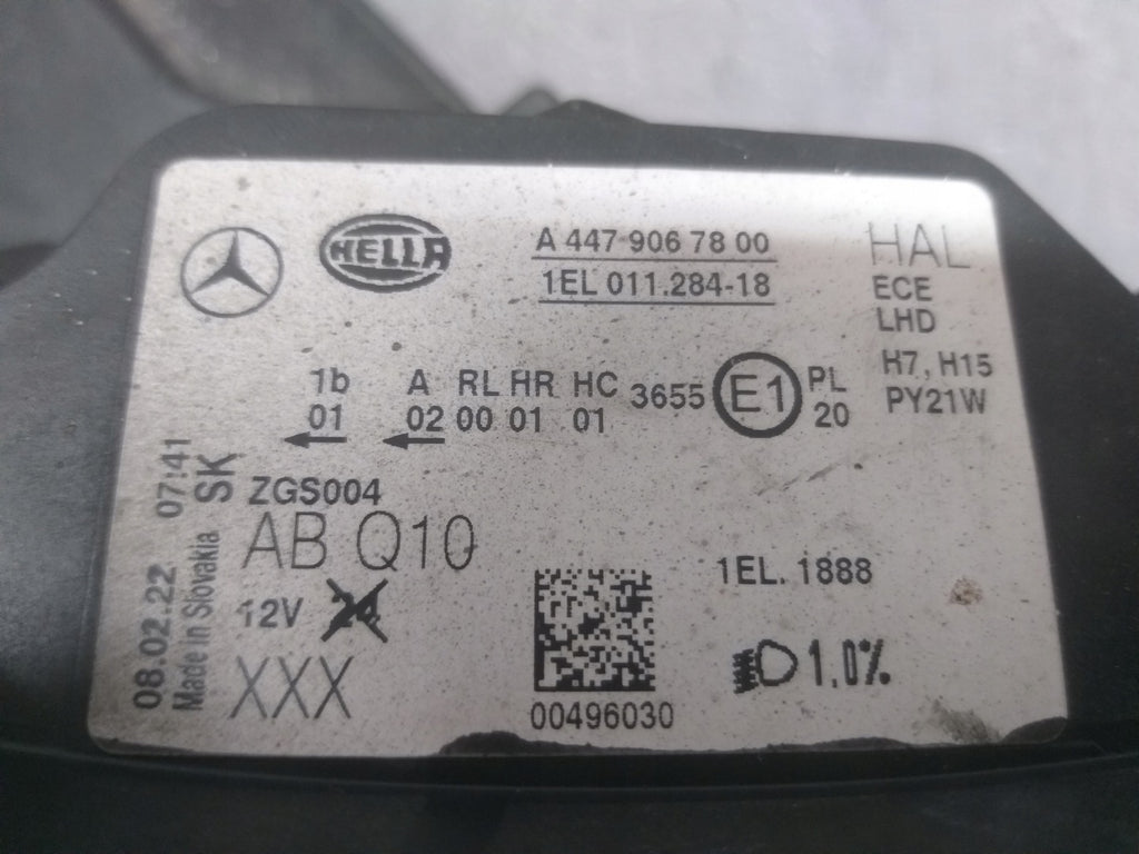 Frontscheinwerfer Mercedes-Benz Vito W447 A4479067800 Rechts Headlight