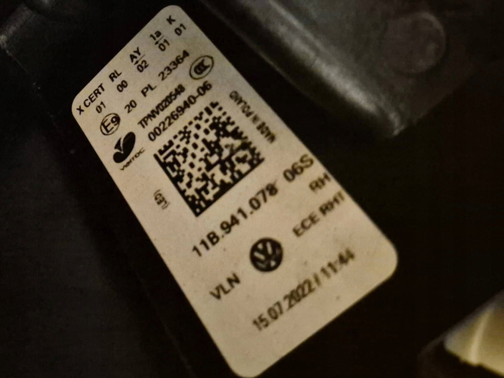 Frontscheinwerfer VW Id.4 11B941078 Full LED Rechts Scheinwerfer Headlight SCH9799183933gg