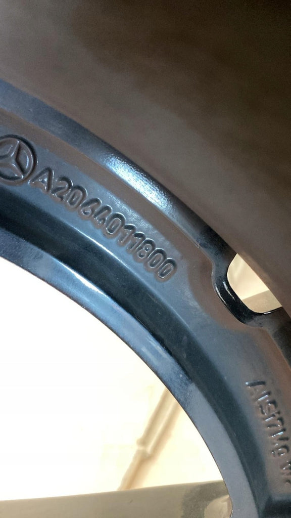 1x Alufelge 18 Zoll 8.5" 5x112 52ET Glanz Schwarz A2064011800 Mercedes-Benz W206 FEL3698748949nb