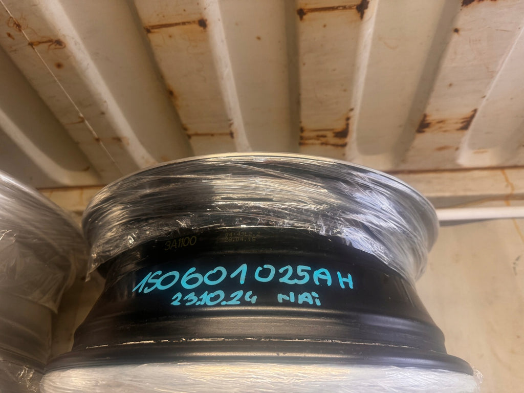 1x Alufelge 15 Zoll 5.0" 4x100 35ET Glanz Schwarz 1S0601025AH VW Rim Wheel FEL1718524121ev